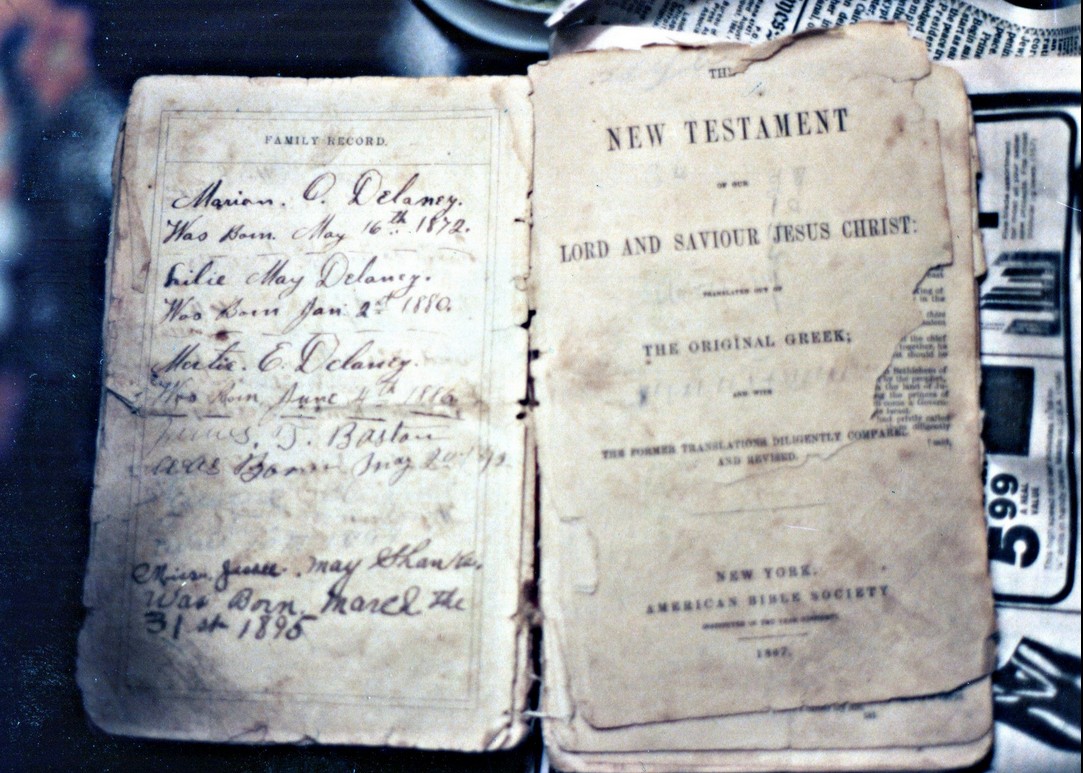 John & Farriet Catherine Delny Bible