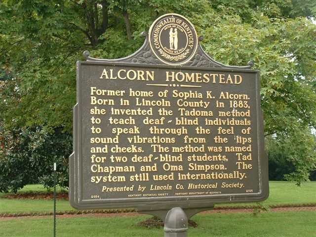 Kentucky Historical Marker – Alcorn Homestead