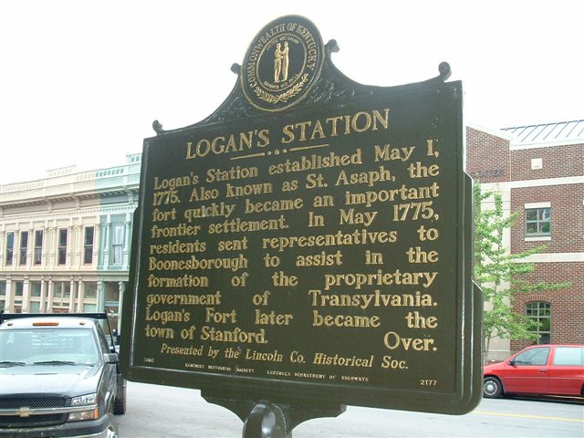 Kentucky Historical Marker – Logan's Station