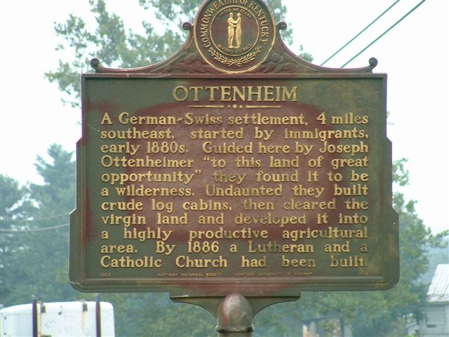 Kentucky Historical Marker – Ottenheim