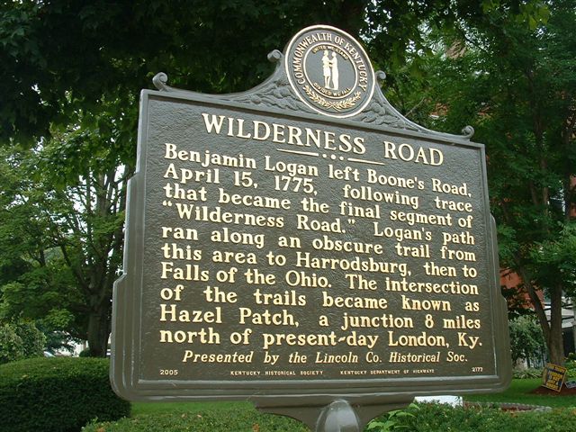 Kentucky Historical Marker – Wilderness Road